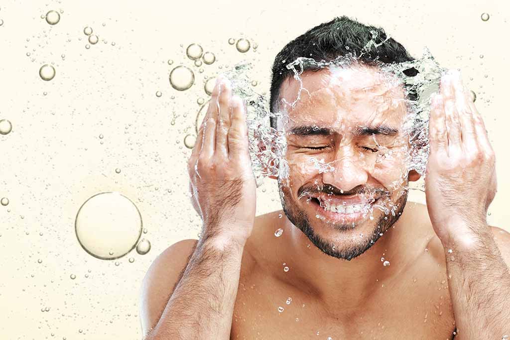 شستشوی پوست صورت بعد از تزریق ژل لب